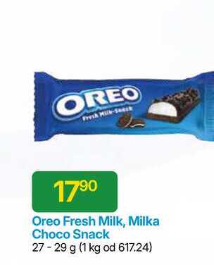 Oreo Fresh Milk, Milka Choco Snack 27-29 g 