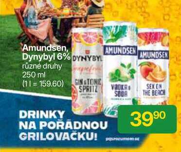 AMUNDSEN, míchaný drink různé druhy 250 ml 