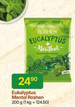 Eukalyptus Mentol Roshen 200 g 