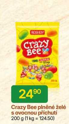 Crazy Bee plněné želé s ovocnou příchutí 200 g