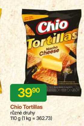 Chio Tortillas Kukuřičný snack 110g, vybrané druhy