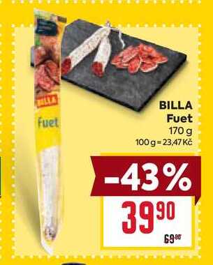 BILLA Fuet 170 g 