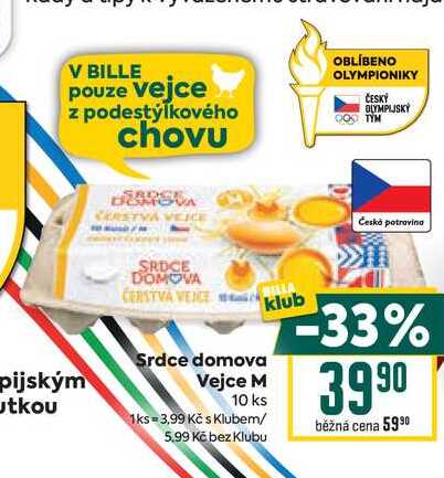 Srdce domova Vejce M 10 ks 