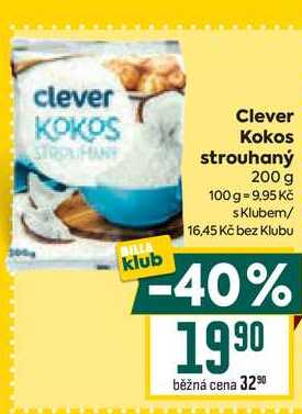 Clever Kokos strouhaný 200 g