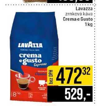 Lavazza zrnková káva Crema e Gusto 1 kg