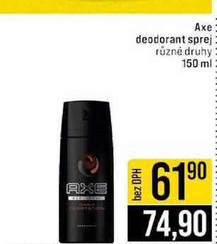 Axe deodorant sprej různé druhy 150 ml 