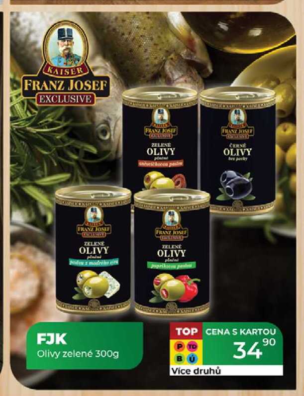 FJK Olivy zelené 300g 