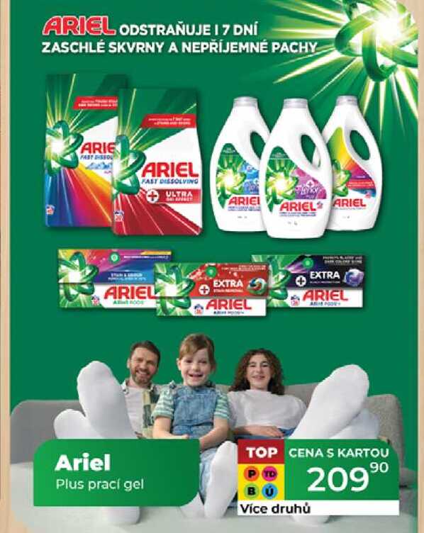 Ariel Plus prací gel 