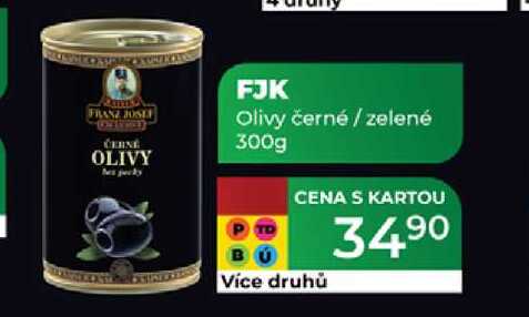 FJK Olivy černé / zelené 300 g