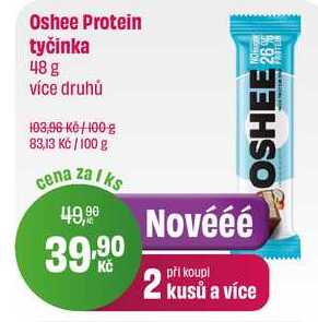 Oshee Protein tyčinka 48 g 