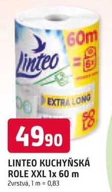 LINTEO KUCHYŇSKÁ ROLE XXL 1x 60 m 