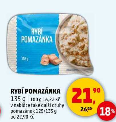 RYBÍ POMAZÁNKA, 135 g 