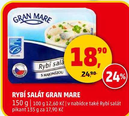 RYBÍ SALÁT GRAN MARE, 150 g  