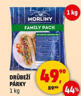 DRŮBEŽÍ PÁRKY, 1 kg  