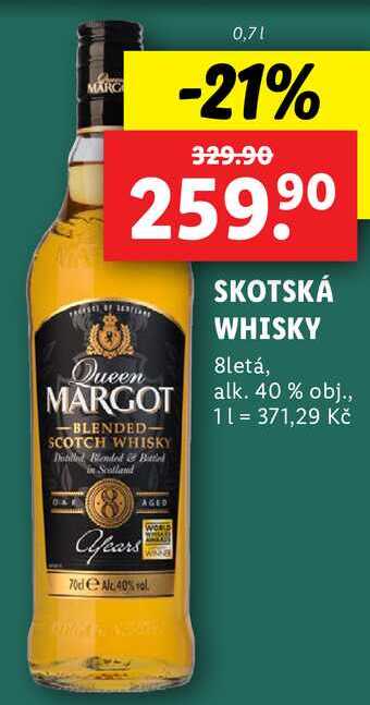 SKOTSKÁ WHISKY, 0,7 l