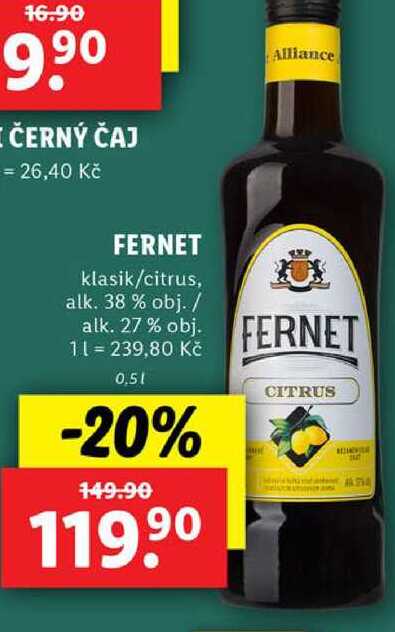 FERNET, 0,5 l