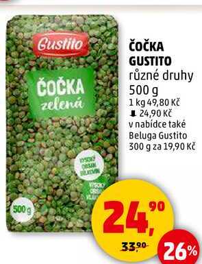 ČOČKA GUSTITO různé druhy, 500 g 
