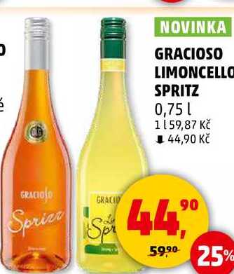 GRACIOSO LIMONCELLO SPRITZ, 0,75 l