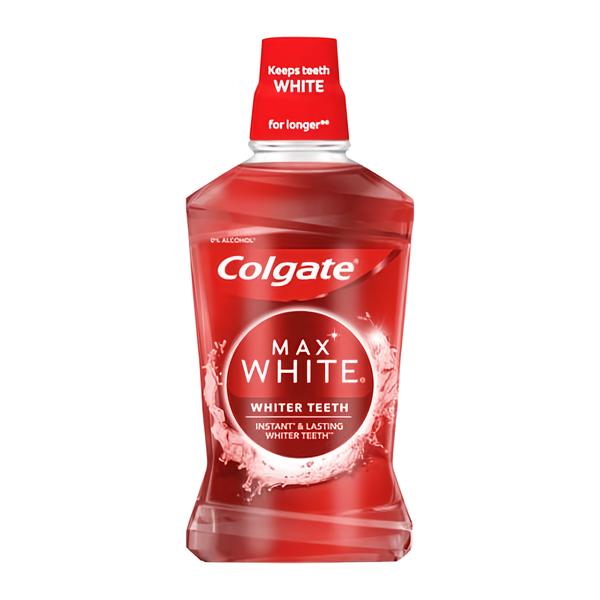 Colgate Max White ústní voda bez alkoholu