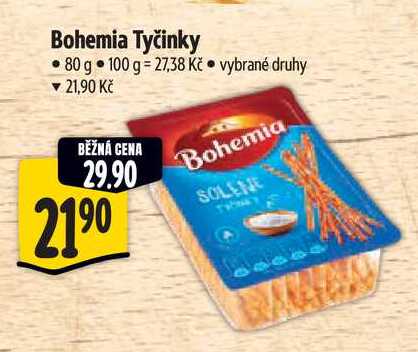 Bohemia Tyčinky 80 g 