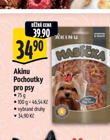 Akinu Pochoutky pro psy 75g 
