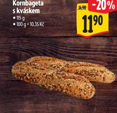 Kornbageta s kváskem 115 g 