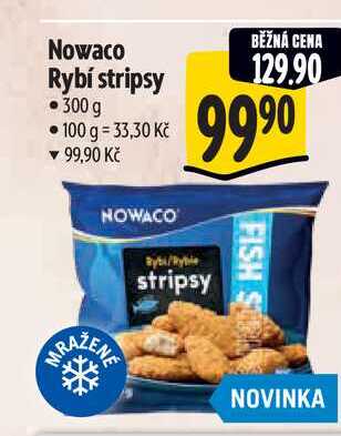 Nowaco Rybí stripsy 300 g