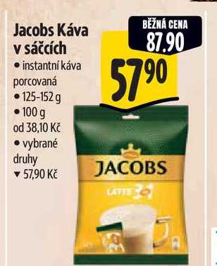 Jacobs Káva v sáčcích 125-152 g  