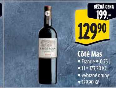 Côté Mas Francie 0,75l