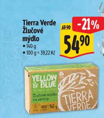 Tierra Verde Žlučové mýdlo 140 g
