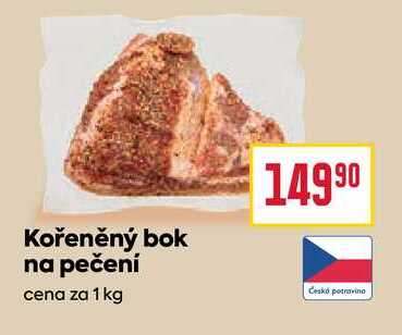 Kořeněný bok na pečení cena za 1 kg