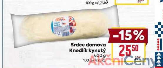 Srdce domova Knedlík kynutý 600 g 