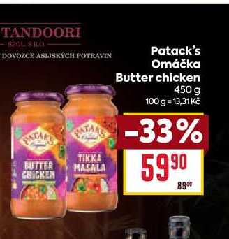 Patack's Omáčka Butter chicken 450 g