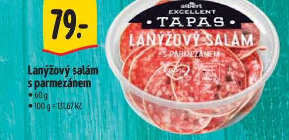Lanýžový salám s parmezánem 60g 