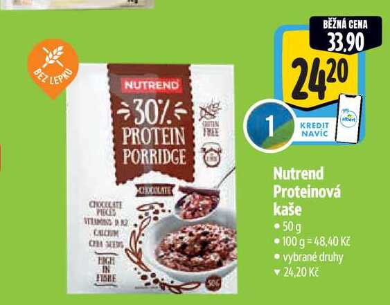Nutrend Proteinová kaše 50 g 