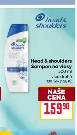 Head & shoulders Šampon na vlasy 500 ml 