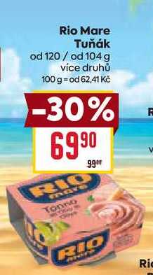 Rio Mare Tuňák od 120/ od 104 g 