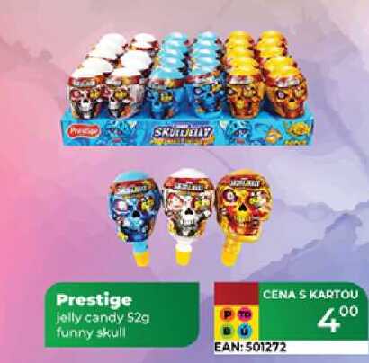 Prestige jelly candy 52g funny skull  