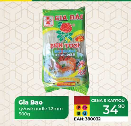 Gia Bao rýžové nudle 1.2mm 500g 