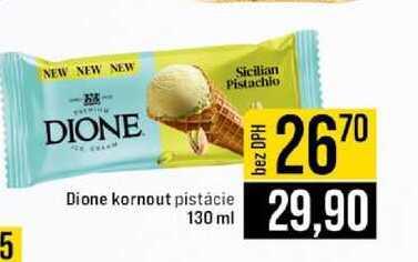 Dione kornout pistácie 130 ml 