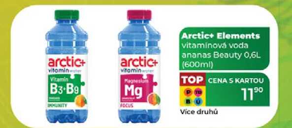 Arctic+ Elements vitamínová voda ananas Beauty 0,6L (600 ml)