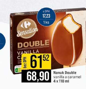 Nanuk Double vanilla a caramel 4 x 110 ml 