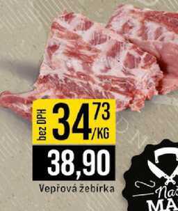 Vepřová žebírka 1kg