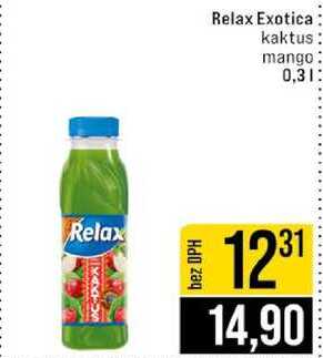 Relax Exotica kaktus mango 0,3l
