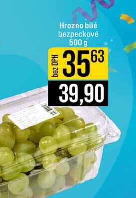 Hrozno bilé bezpeckovė 500 g 