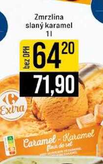 Zmrzlina slaný karamel 1l
