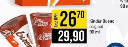 Kinder Bueno original 90 ml
