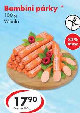 Bambini párky, 100 g