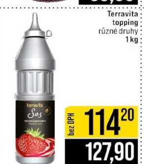 Terravita topping různé druhy 1kg 
