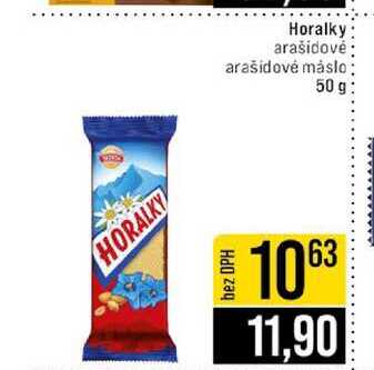Horalky arašidovė arašidové máslo 50 g
